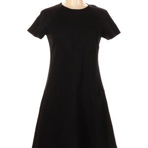 Uniqlo Short-Sleeve Shift/Flare Dress - Black - Only worn once!